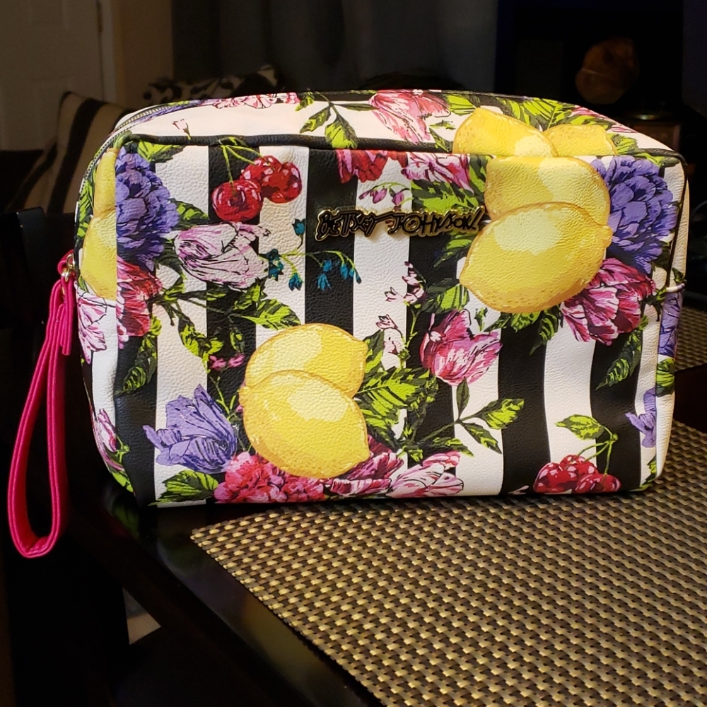 Betsey Johnson Lemon Makeup Bag